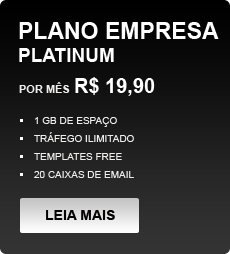 PLano de Hospedagem para empresa Platinum